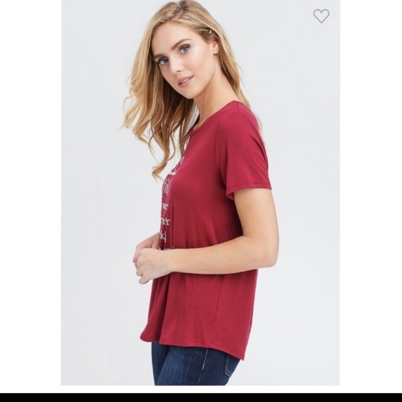 Burgundy Fall Top - Picture 3 of 8